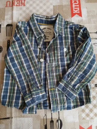 Lote 6 Camisetas Manga Larga Niños 9-12 y 12-18