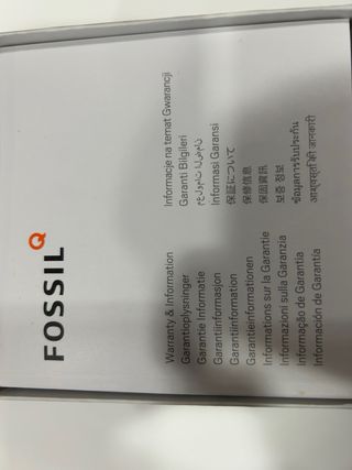Smartwatch Fossil Gen 3 Castanho/Prata
