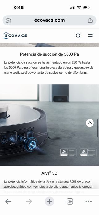 Ecovacs Deebot X1 Omni Robot PRECINTADO