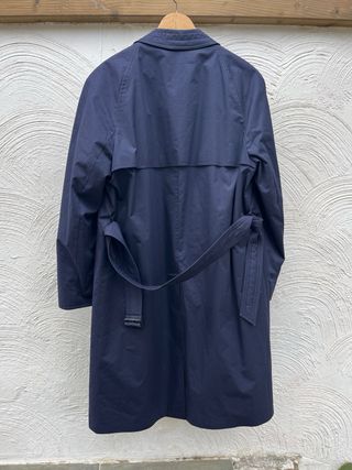 Gabardina azul vintage