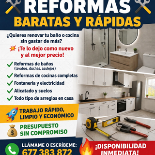 Reformas de baños y cocinas