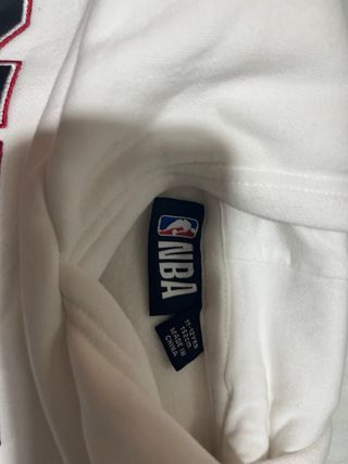 Sudadera Bulls Blanca con Logo