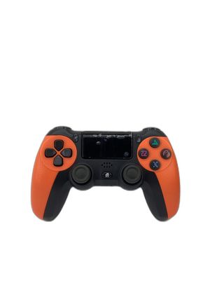 Mando PS4 Negro y Naranja