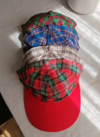 Lote 4 Gorras Escocesas Talla 59