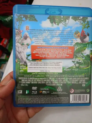 Blu-ray Rio 2 Película Animada