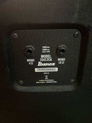 Pantalla Ibanez 412 para Guitarra