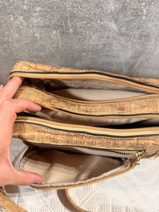 Borsa tracolla sughero floreale
