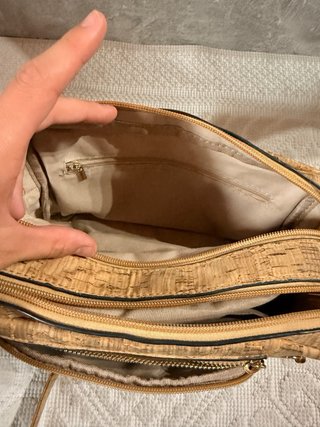 Borsa tracolla sughero floreale