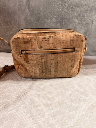 Borsa tracolla sughero floreale