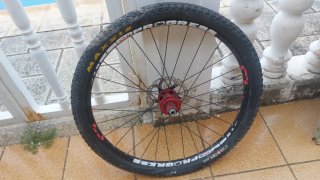 2 Ruedas Tubelizadas 26 Carbono MAXXIS