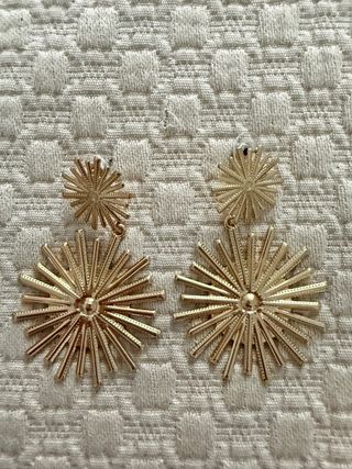 Pendientes dorados de Mango