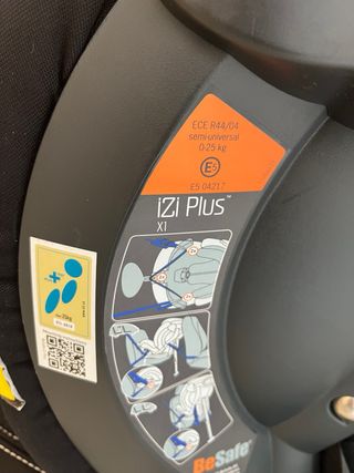 Silla coche BeSafe iZi Plus como nueva