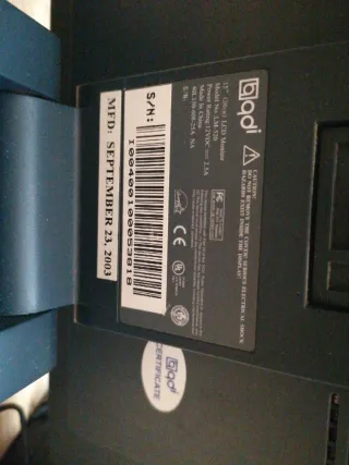 Monitor LCD i-O Data 15 Argento