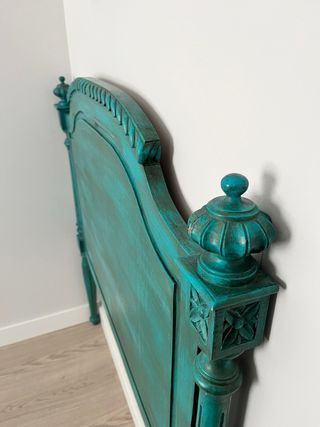 Cabecero Cama 90cm Madera Estilo Vintage