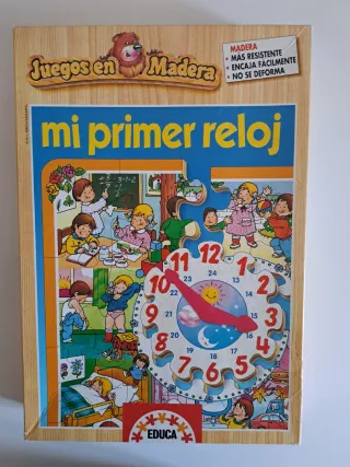 Lote 2 Juegos Educa: Mi Primer Reloj y Contar