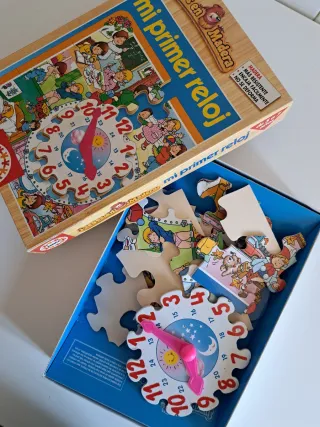 Lote 2 Juegos Educa: Mi Primer Reloj y Contar