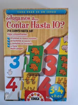 Lote 2 Juegos Educa: Mi Primer Reloj y Contar