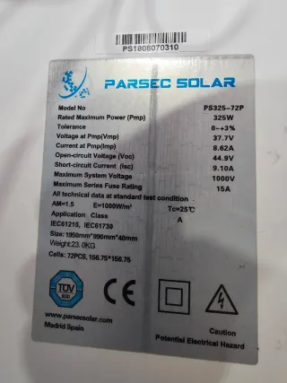 Placas Solares y Microinversor
