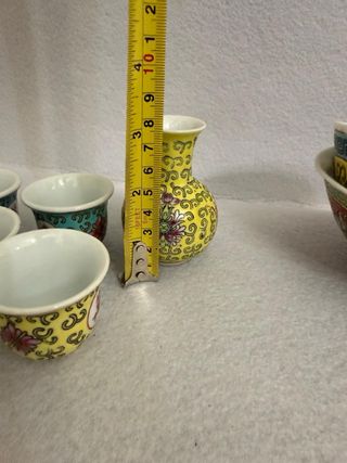 Set Tazzine Porcellana Cinese Vintage