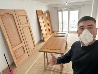 Lacado de puertas