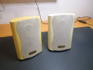 Pareja Altavoces JB SYSTEMS 35W Beige/Oro