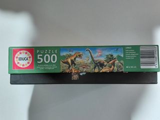 Puzzle Educa 500 Piezas Dinosaurios