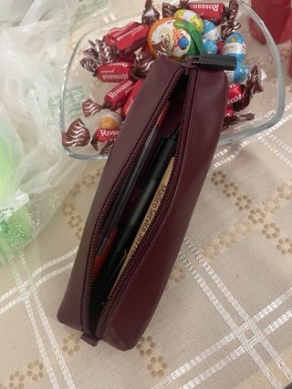 Astuccio unisex  in vera pelle- Furla