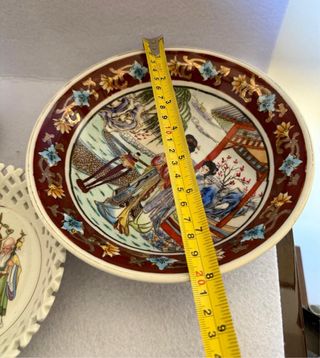 Caraffa e ciotole porcellana cinese