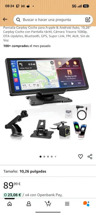 Pantalla Android Auto Universal