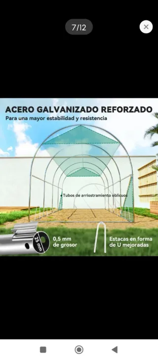 Invernadero de jardín