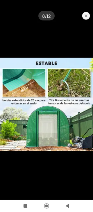 Invernadero de jardín