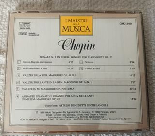 Ennio Morricone S. Leone, Peter Gabriel, Chopin cd