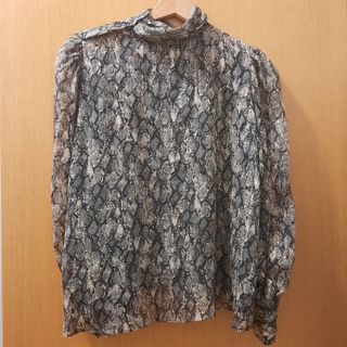 Camicia ZARA donna fantasia pitone tg S