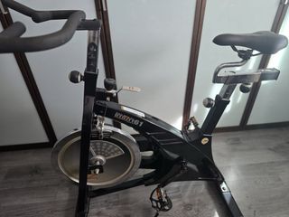 Bicicleta Estática Spinning Negra