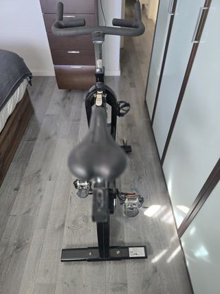 Bicicleta Estática Spinning Negra