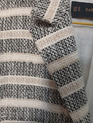 Abrigo Zara Verano Rayas