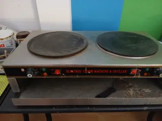 Crepera Doble Eléctrica