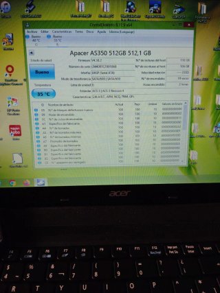 DISCO SSD SATA 512GB APACER