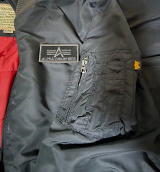 Chaqueta Alpha Industries Negra Talla L
