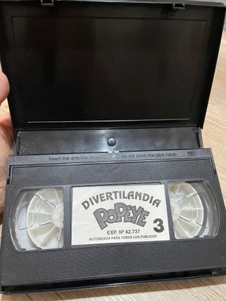 VHS Popeye Divertilandia Español