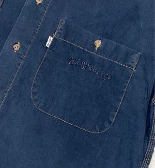 Camicia Levi's Uomo Blu Taglia M Cotone