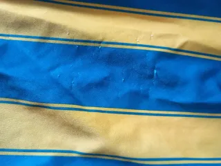 Maglia Adidas Vintage a Strisce Giallo/Blu