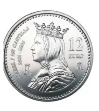 Lote 10 monedas 12€ plata 2002-2010