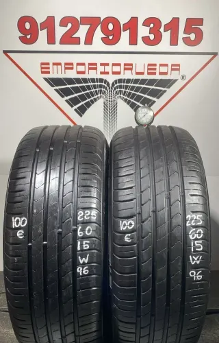 225 60 15 W KUMHO RUEDA AL 90% VIDA UTIL