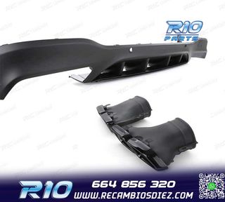 DIFUSOR MERCEDES GLC X253 15-18 LOOK AMG GLC63 PDC + COLAS E