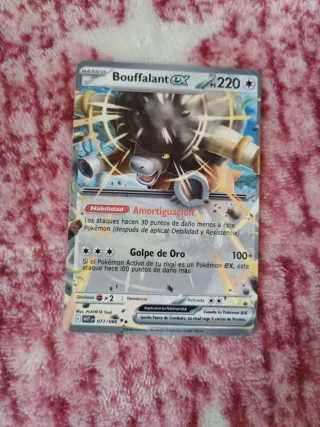 Carta Pokémon Bouffalant EX 220 PS