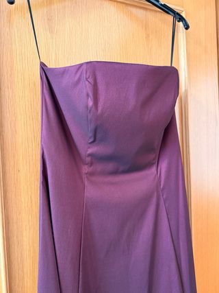 Vestido de fiesta largo morado