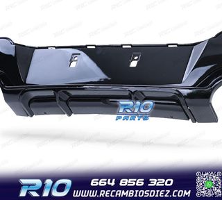 DIFUSOR BMW F20 F21 11-15 LOOK M PERFORMANCE NEGRO BRILLO O-