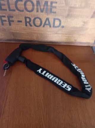 Catena lucchetto bici con 2 chiavi