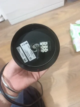 Lámpara colgante negra